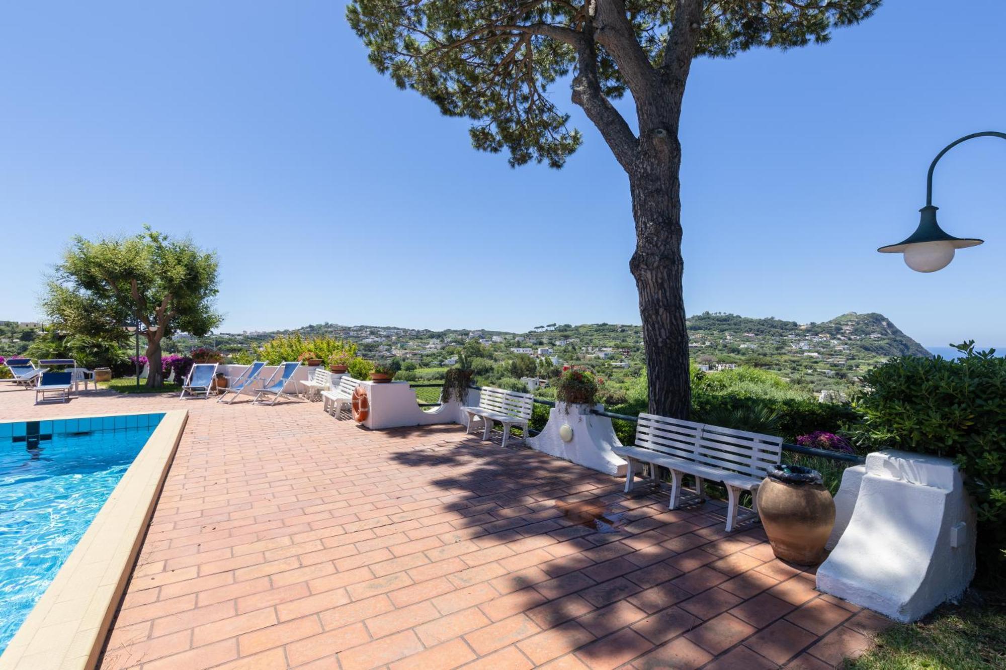 Villetta Con Giardino Esclusivo Di 1000 Mq, Piscina, Tennis, Calcio, Bocce Forio di Ischia Zewnętrze zdjęcie