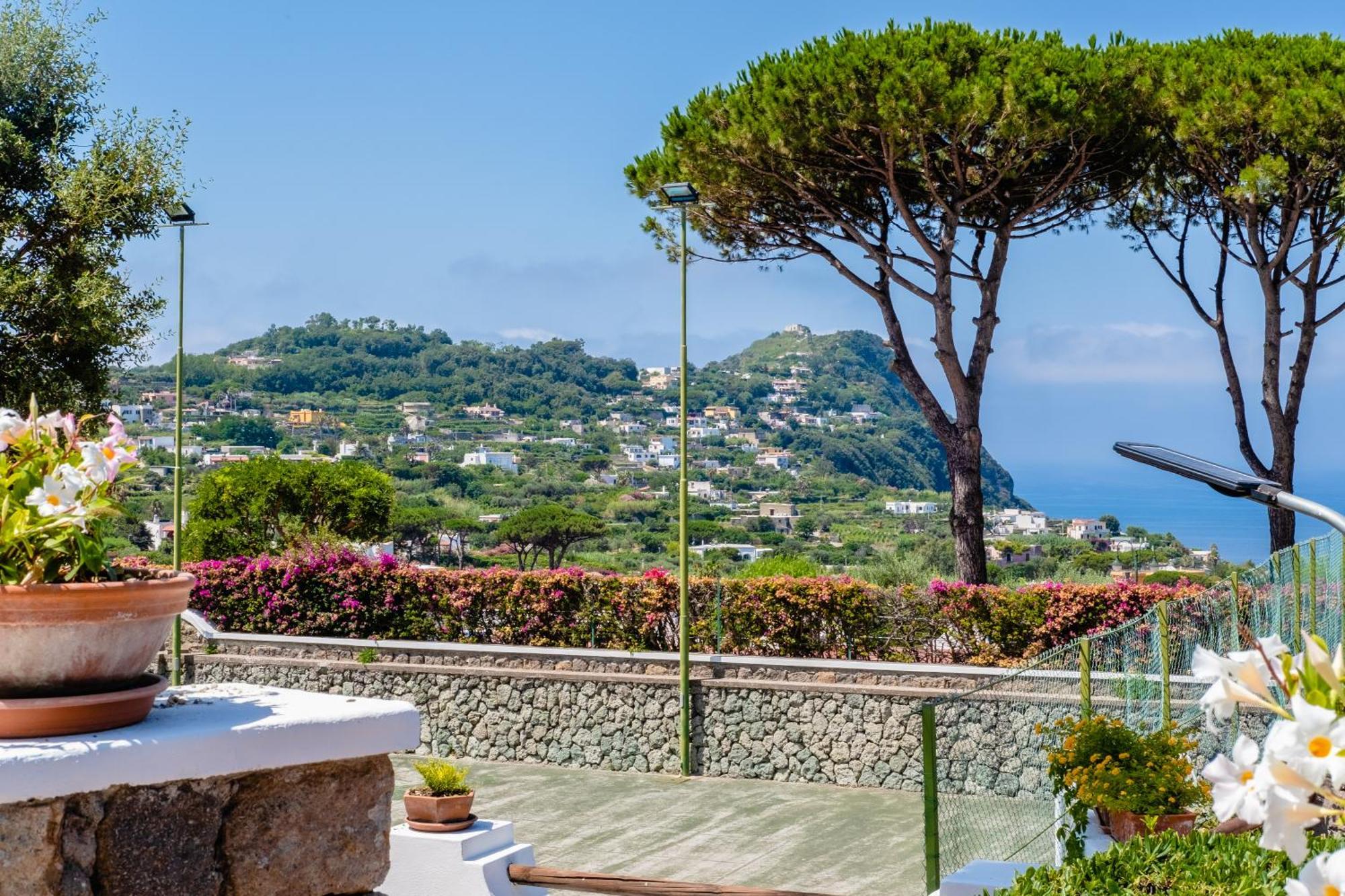 Villetta Con Giardino Esclusivo Di 1000 Mq, Piscina, Tennis, Calcio, Bocce Forio di Ischia Zewnętrze zdjęcie
